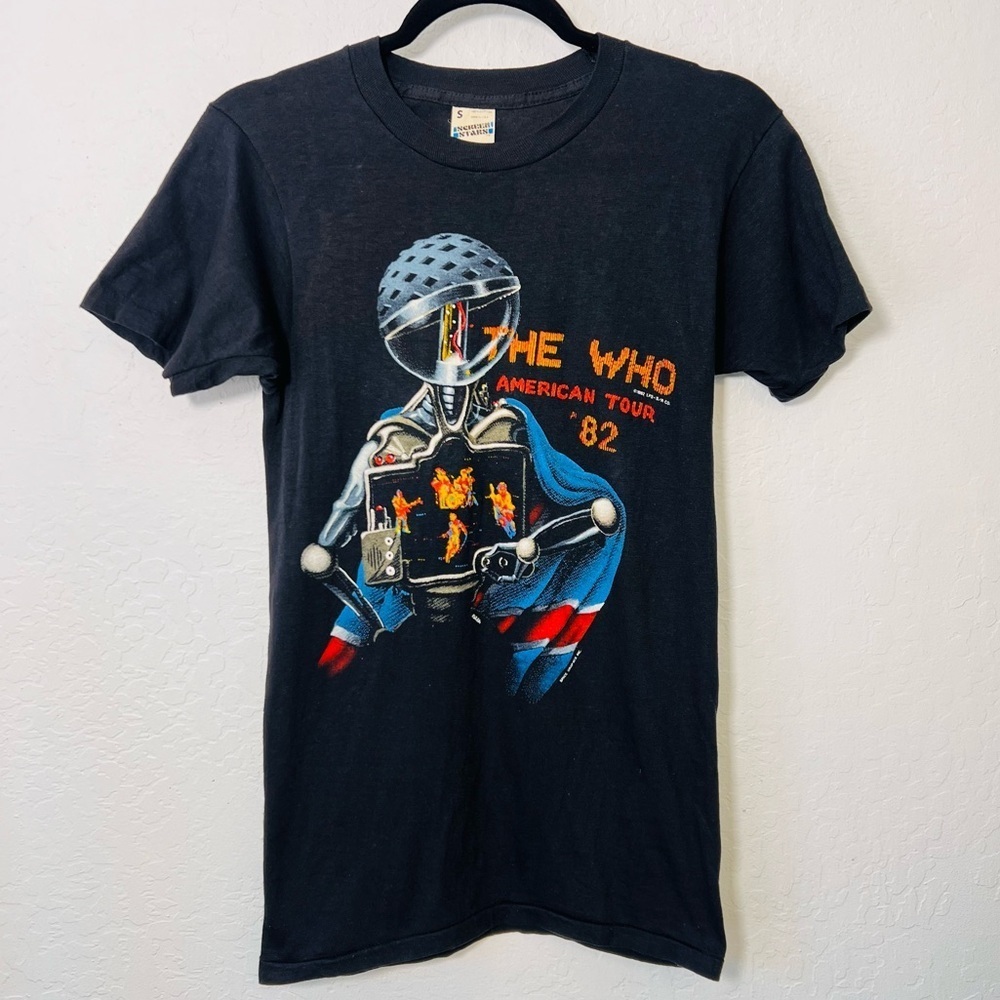 Sold The Who American Tour Vintage Screen Stars Single Stitch 1982 Tee